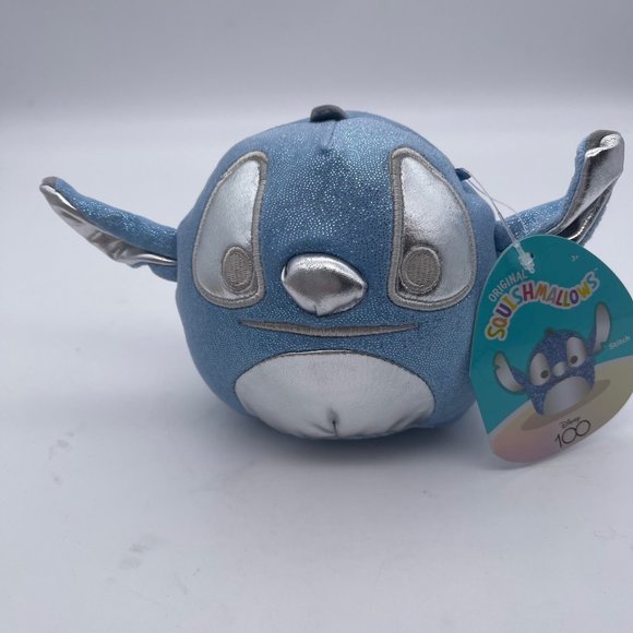Squishmallow Kellytoy Plush Disney 100 Anniversary Stitch 5" New with Tag - Picture 2 of 6